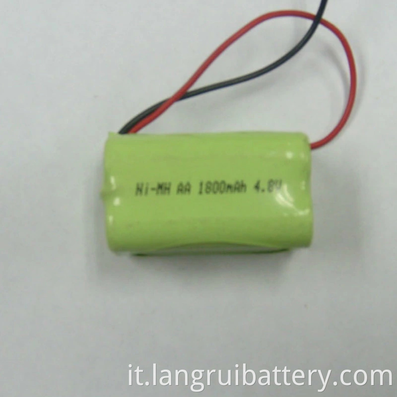 2/3 AA*3 Ni-MH Batteria 3.6V 600MAH Pacco batteria